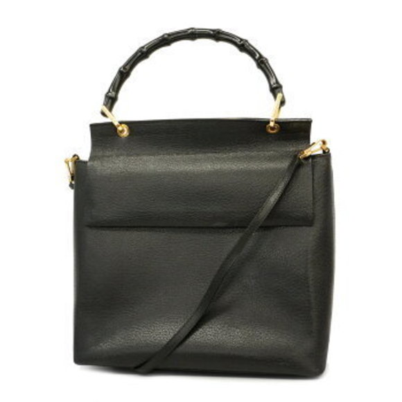 Gucci Bamboo Leather Handbag - Picture 1 of 11